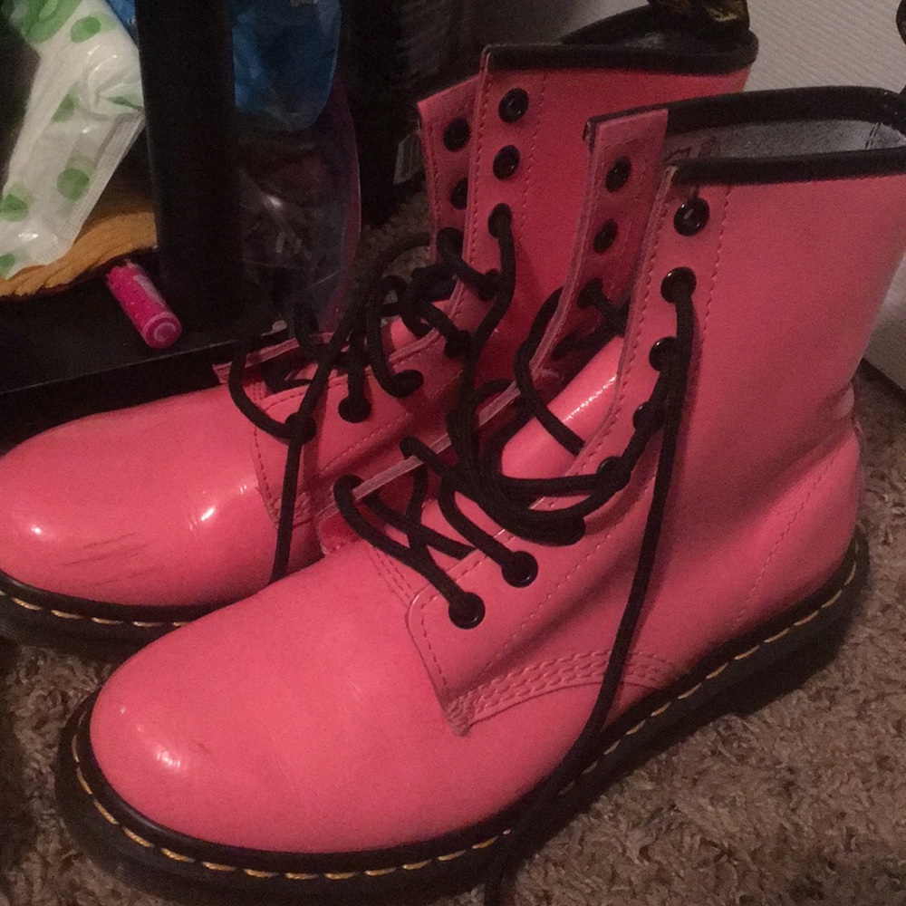 Dr. Martens Pink Boots